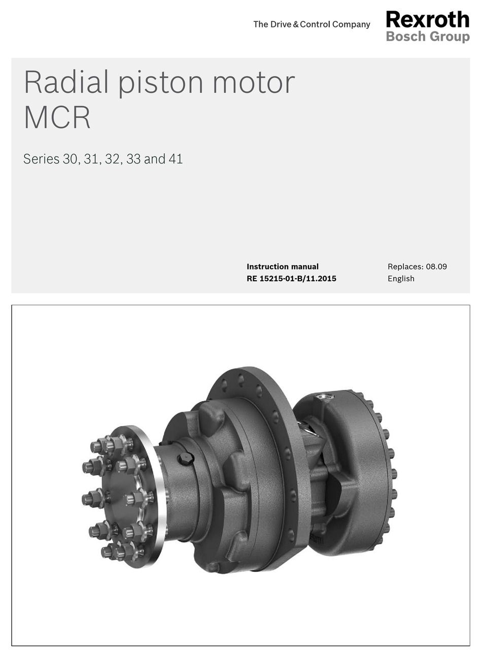 rexroth hydraulic motor pdf manual